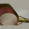 A Sand Scoop for Metal Detecting 15-inch long 5-inch diameter basket 7-1/2 deep with a metal basket.