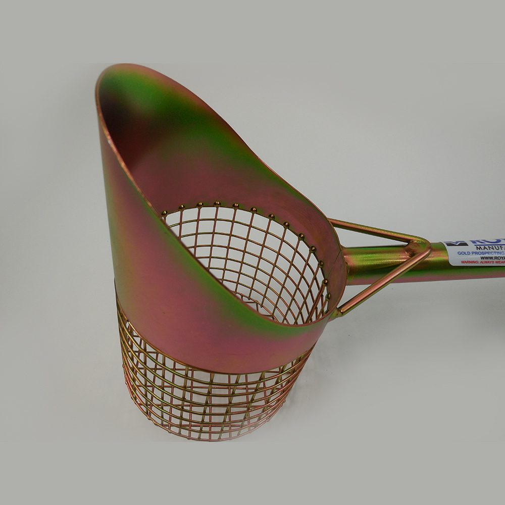 Sand Scoop for Metal Detecting 15-inch long 5-inch diameter basket
